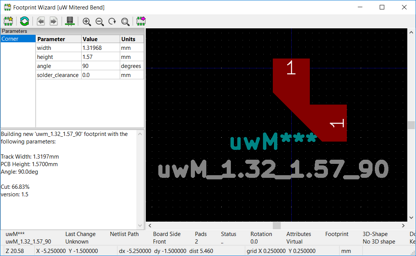microwave RF Mitered microwave RF Mitered